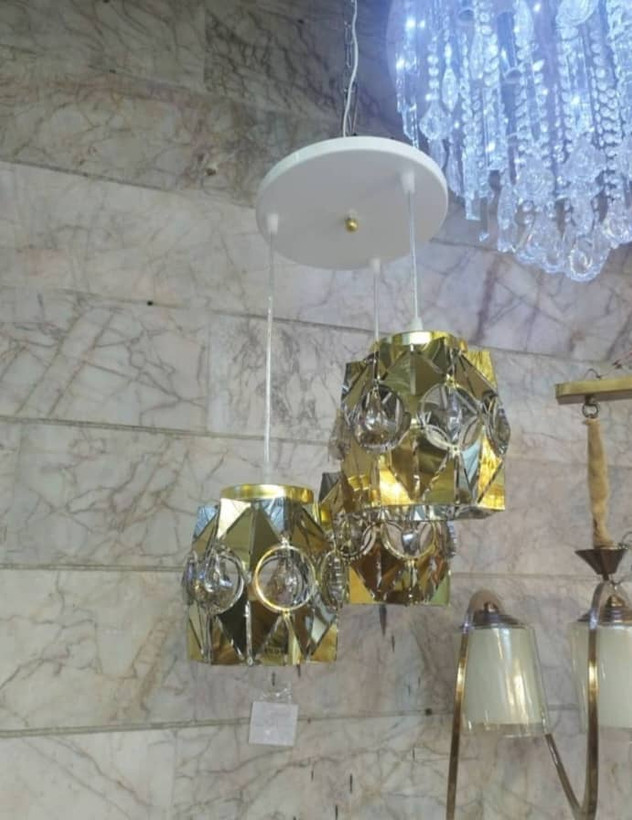 لوستر آشپزخانه مدل ملانی استیل