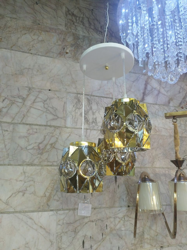 لوستر آشپزخانه مدل ملانی استیل
